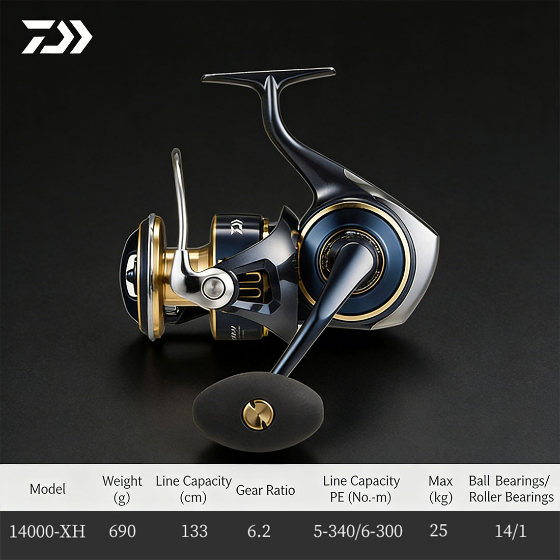 Abu Garcia Reel Max - Original DAIWA 2025 SALTIGA 8000-25000 Spinning