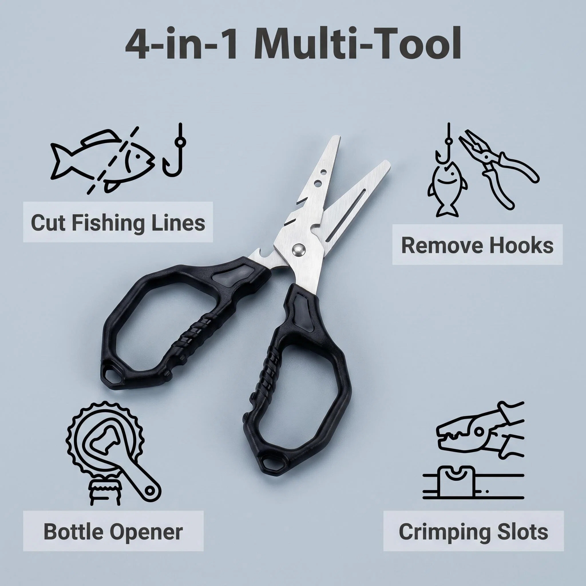 Multifunctional Fishing Scisso - огляд і ціна Fishing Equipment Price